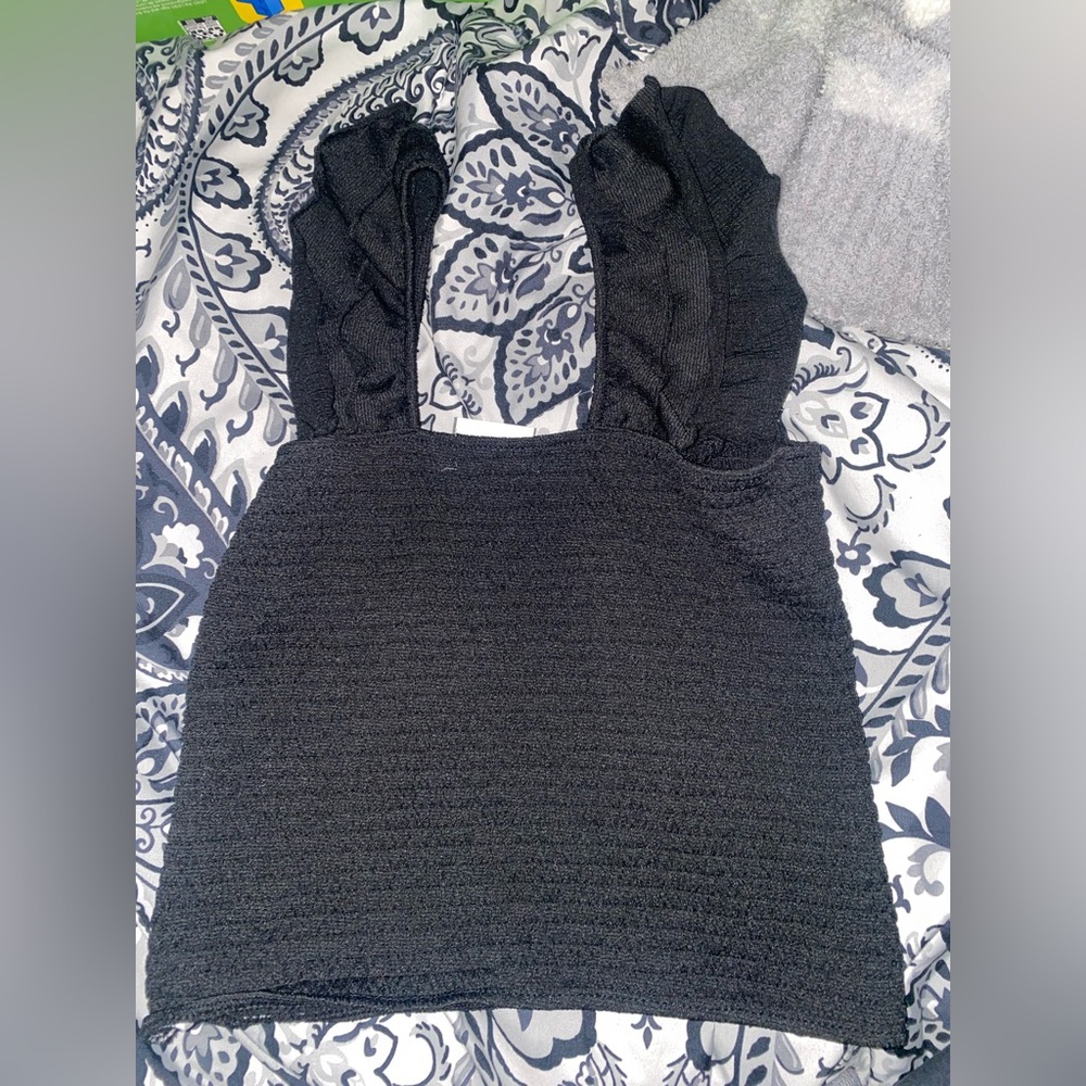 super cute black tank size M